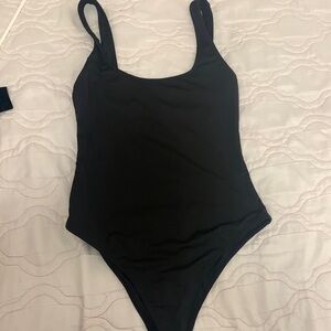 White Fox Boutique Black Bodysuit